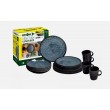Melamine Dinner Set 16 piece - Venetian Stone Touch