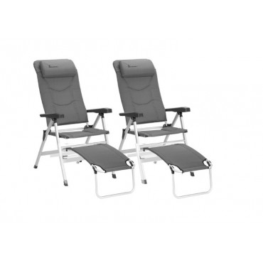 Isabella Thor Bundle - 2 x Thor Chars and 2 x Matching Footrests - Light Grey