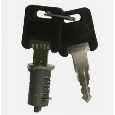 W4 WD Caravan Short Barrel Lock with WD Key (includes 2 keys)
