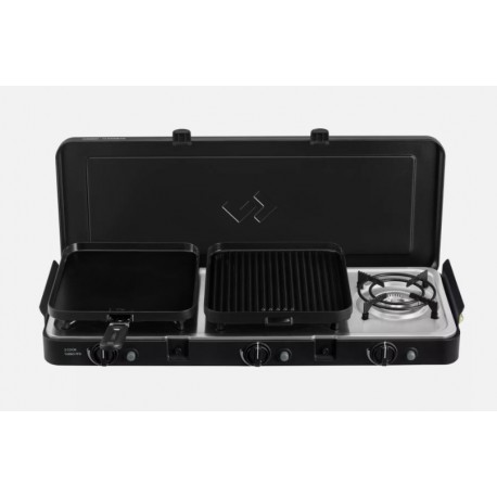 Cadac 3 Cook Turbo FFD Deluxe Stove QR Triple Burner Camping Gas Stove