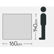 Quest Falcon Pro Airshield 160 Single Panel (mid grey) - New 2025 Colours!