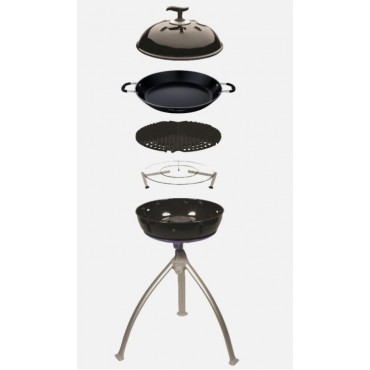 2025 Cadac Grillo Chef 40 LPG Gas BBQ with Paella Pan Combo