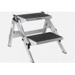 Brunner Caravan Double Folding Step - Aluminium