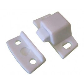 White Rocker Catch For Caravan Cupboards