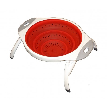 Collapsible Silicone Colander with Legs