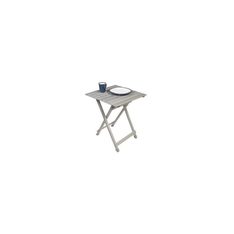 Kampa Leaf 50cm Side Alloy Slat Folding Camping Table Caravan