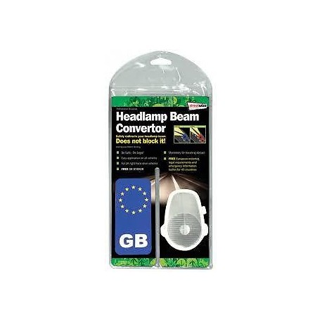 Headlamp Beam/ Converters & GB Sticker For Continental Driving