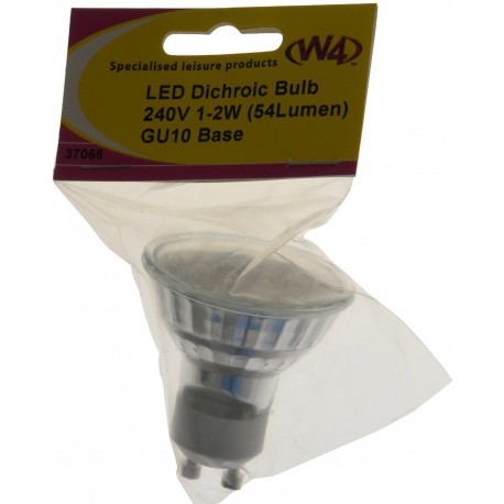 W4 37066 GU10 Dichroic LED Bulb, 240 V