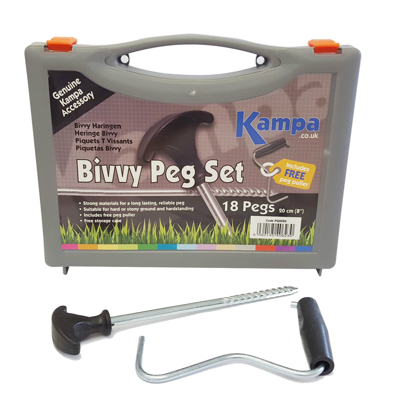 Kampa Bivvy Peg Tent Awning Hardstanding Rock Peg Set With FREE Kampa Bivvy Peg Tent Awning Hardstanding Rock Peg Set With FREE