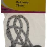 W4 75mm* Elasticated Ball Loops - Pack Of Three