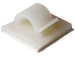 W4 Self Adhesive Cable Clip fits 9-14mm - Pack of Three