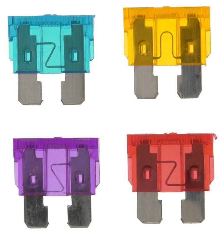 Mixed Pack Of Standard Blade Fuses