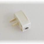 12v 10a Two Parallel Pin Plug - Beige