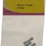 Pack Of Three Glass Fuses - 20mm 2A