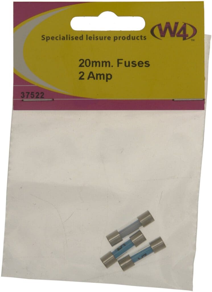 Pack Of Three Glass Fuses - 20mm 2A