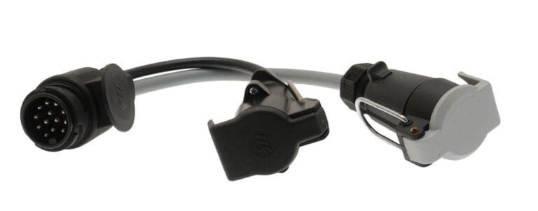 Car 13 Pin To Caravan 7 Pin Double Adaptor