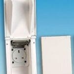 Mains Flush Fitting 240v Oblong Outlet