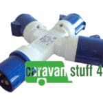16a Mains Hook Up Triple Splitter Three Way Adaptor