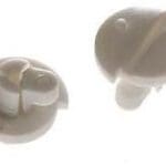 Dometic Caravan Single Fridge Vent White Turnbuckle Fastener