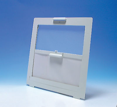 Caravan 400x400 Rooflight Flyscreen & Blind - White
