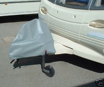 Caravan Deluxe Hitch Cover - Grey - Buckle Fastenings