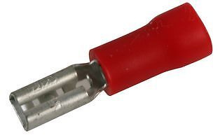 Push On Terminal 2.8mm 12v Female Insulated - Pack Of Four