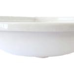 Mini Corner Basin In Acrylic- White