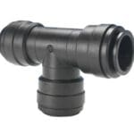 Pipe Quick Push Fit 12mm Tee Connector