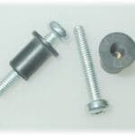 Rubber Grommet And Screw - Pack Of Two