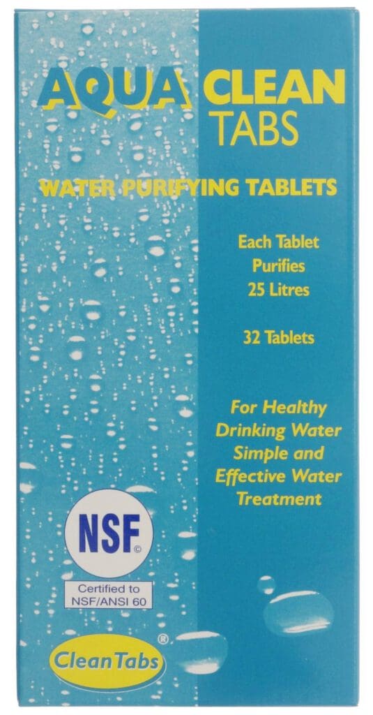 Aqua Clean Tabs Water Purfication Tablets