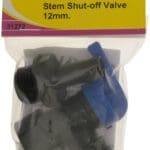 Caravan Push-Fit Stem Shut Off Valve 12mm