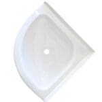 Mini Corner Basin In Acrylic- White