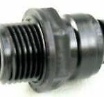 Quick Push Fit Adaptor 3/8" Bsp -12mm