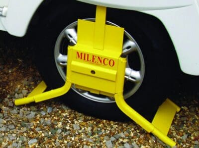 Caravan Milenco C14 Wheel Clamp - Fits 14" Single Axle & 15" Twin Axles