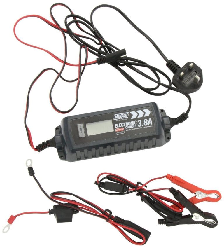 Maypole 7423A Battery Electronic Charger Auto 3.8A 12V