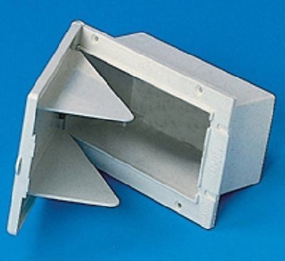 Flush Oblong Empty Box - White