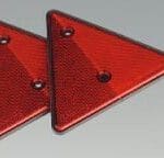 Rear Reflectors Triangles - Pk of 2