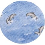 Comfratex Round Shower Mat - Dolphin