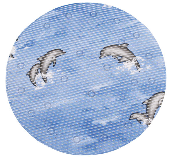 Comfratex Round Shower Mat - Dolphin