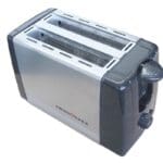 Swiss Lux Compact Low Wattage Steel Toaster