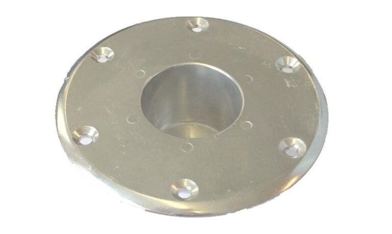 Table Single Leg Pedestal Table Recess Floor Base