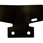 Black Large Towbar Bump Plate with Safety Chain Eye