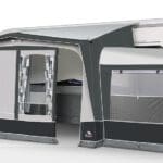 Dorema 340 Omega De Lux All Season Porch Awning - Charcoal Grey