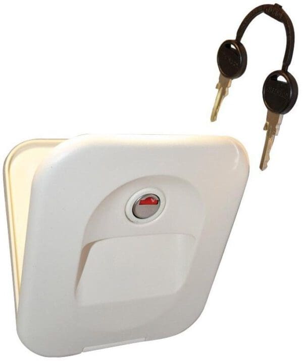 Thetford Cassette Toilet Waterfill (Flush) Door - Ivory - Part 23791-57