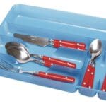 Blue Cutlery Tray 6 Position