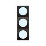 Berker Triple Frame - Flow Design -Anthracite