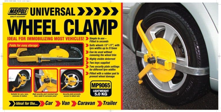 Maypole Universal Easy Fit Wheel Clamp