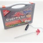 Kampa Grippa Tent / Awning Hardstanding Rock Peg Set with Peg Puller