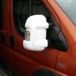 Milenco Van Mirror Protectors - To suit Ducato, Boxer, Relay 2006 on - White