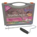 Kampa Tarzan Tent / Awning Hardstanding Rock Peg Set with Peg Puller
